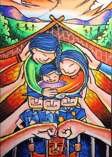nagtutulungan drawing|gumawa ng poster ng iyong Ng , pamilya na nagpapakita ng.
